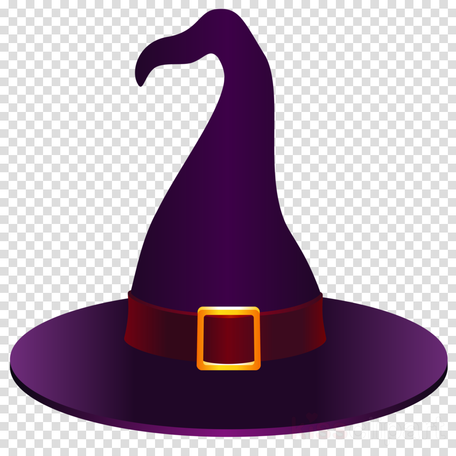 Witch Hat Png Clipart Witch Hat Clip Art - Transparent Background Witch Hat Clip Art (900x900), Png Download