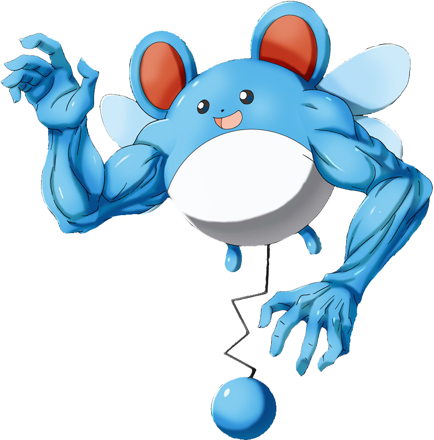 Megamarill Confirmed - Pokemon Retarded (850x905), Png Download