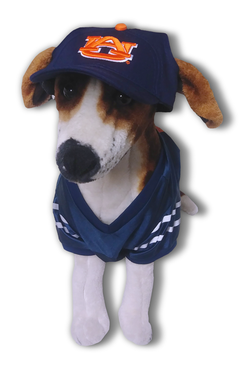 Navy Dog Baseball Hat With Straps And Ear Holes (840x840), Png Download