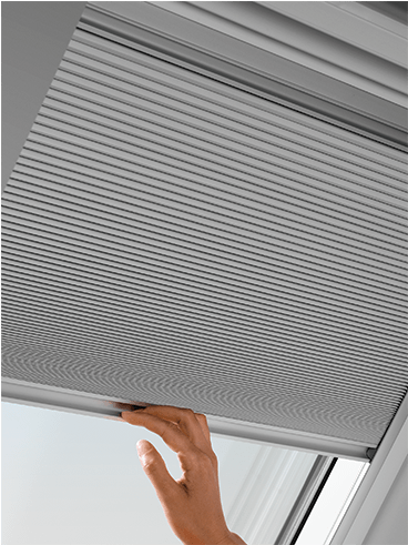 Honeycomb Blind For Skylights And Roof Windows To Reduce - Velux Fhc Sk06 1045 Energy Blind - 1140x1178mm - White (790x490), Png Download