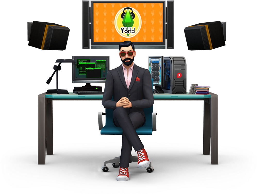 Mod The Sims 4 Get To Work (1000x1000), Png Download