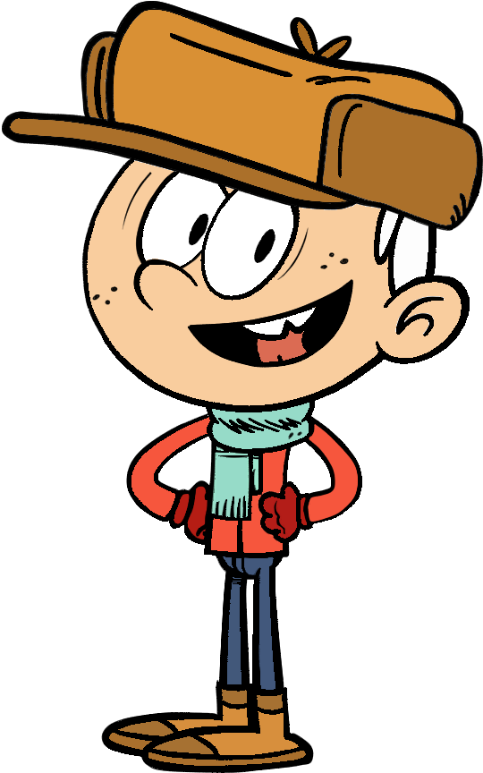 Lincoln 6 - Lincoln Loud Winter (900x900), Png Download