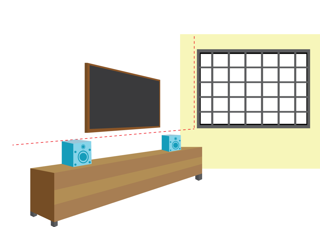 Television Set - Television (1075x764), Png Download