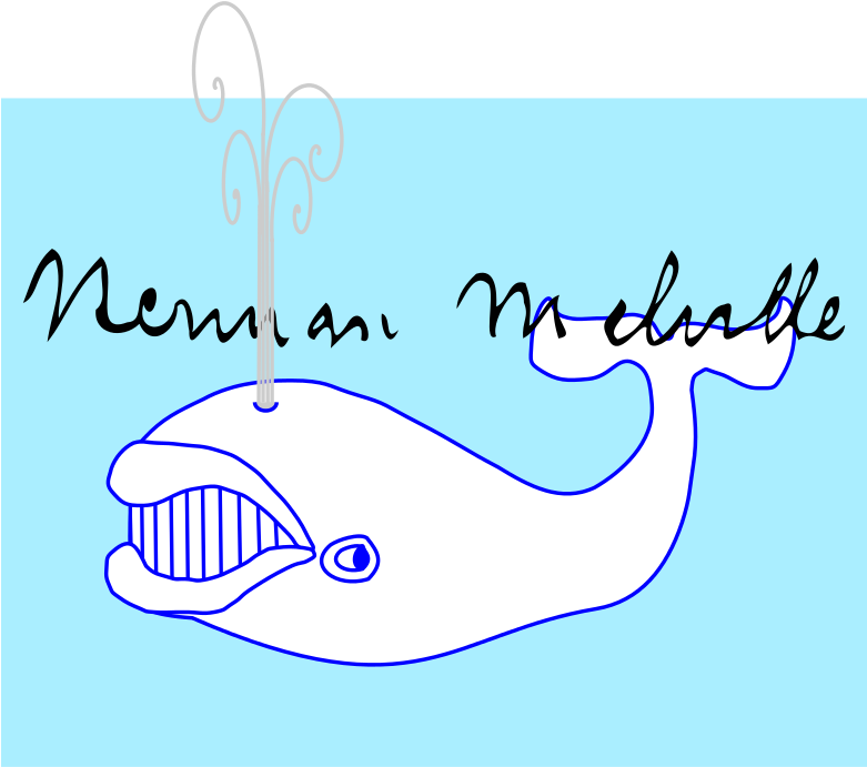 Herman Melville Signature Moby Dick - Moby-dick (800x715), Png Download