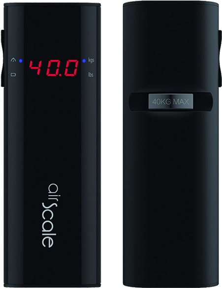 Power Bank With Digital Scale - Airscale - 2-in-1 Luggage Scale (700x700), Png Download