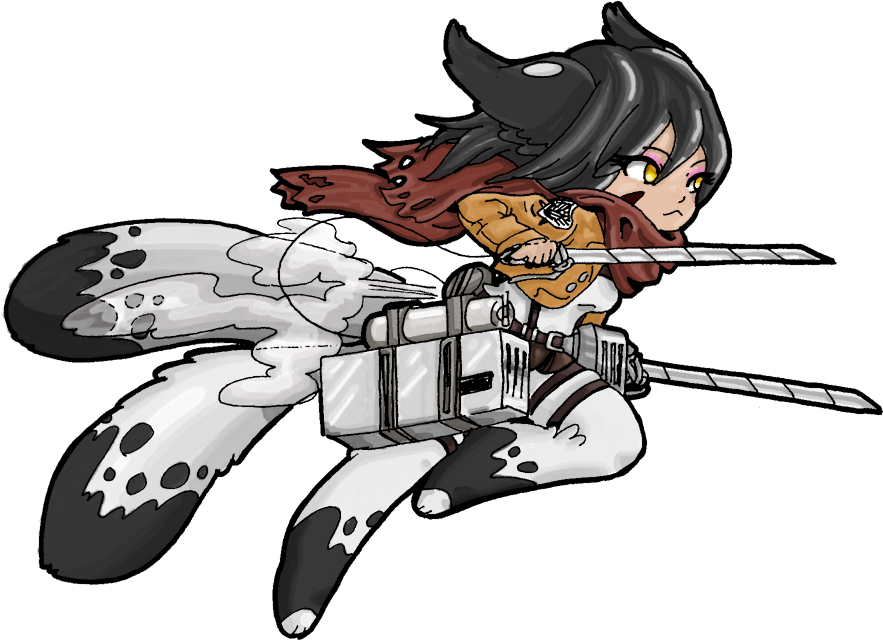 Attack On Titan - Fur (962x698), Png Download