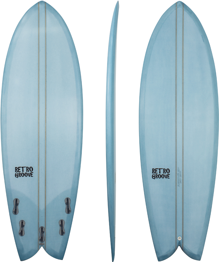 Retro Groove 'moon Slap' Shortboard - Moon (1000x1000), Png Download