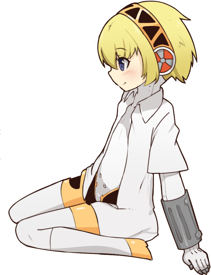 Aigis , - Cartoon (908x1175), Png Download