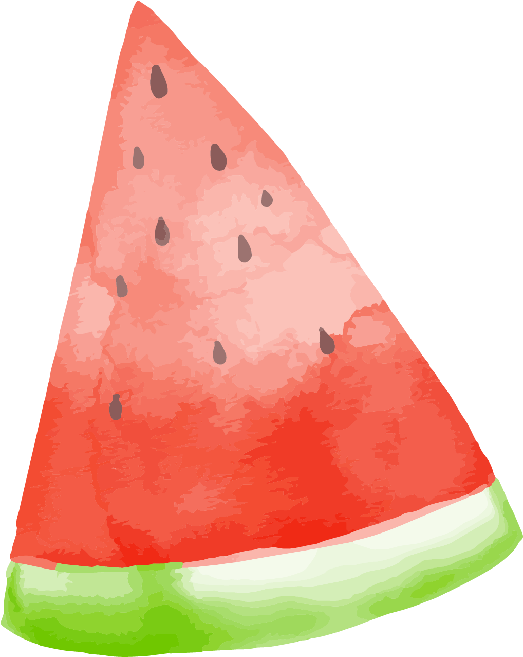 Cartoon Watermelon - Vector Graphics (1804x1804), Png Download