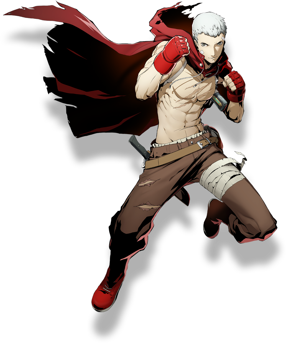 Akihiko Sanada - Akihiko Blazblue Cross Tag (970x1164), Png Download