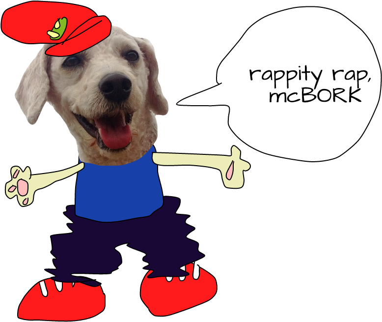 Parappa The Rapper Cynophobia / Tough Luck Ducksocks - Dog Catches Something (1055x819), Png Download