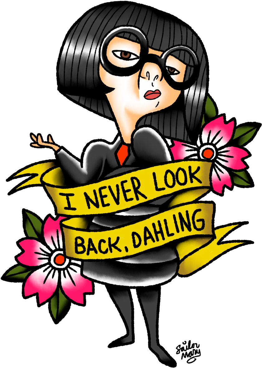 I Wanna Do A Pixar Inspired Sleeve And I Think That - Edna "e" Mode (960x1280), Png Download