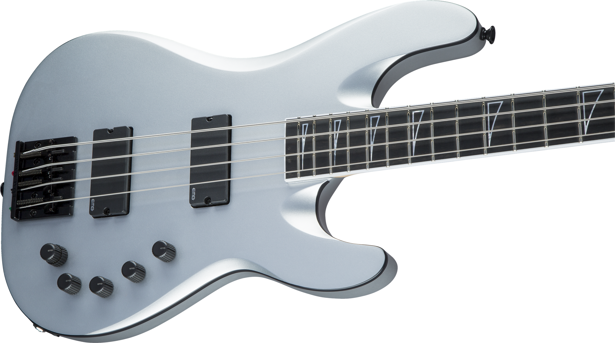 Designed In Conjunction With One Of The Founding Fathers - Jackson David Ellefson Cbx V Quicksilver (2400x1345), Png Download
