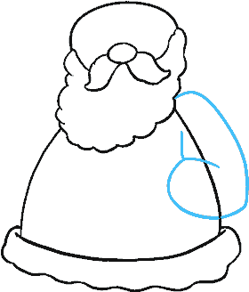 How To Draw Santa - Drawing (678x600), Png Download