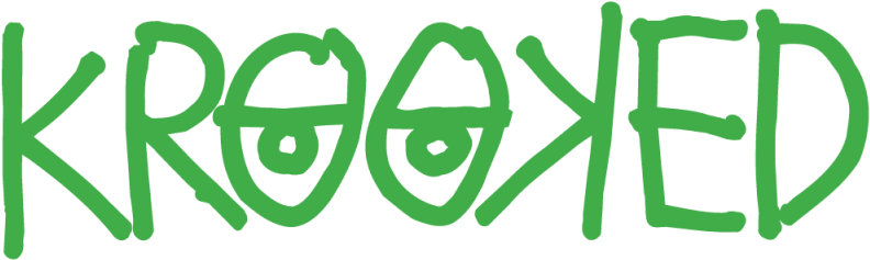 Krooked - Krooked Skateboards Logo (800x390), Png Download