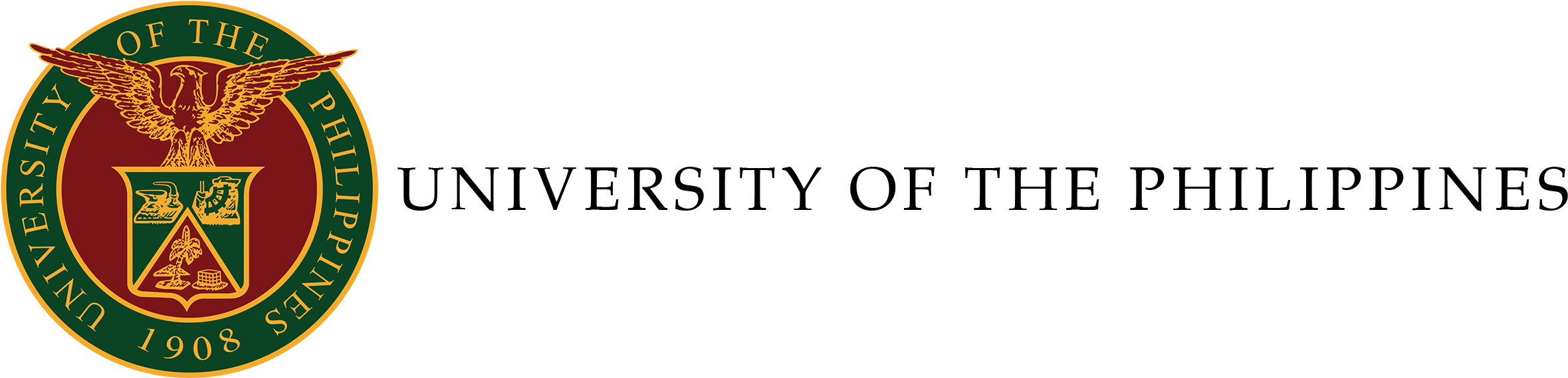 University Of The Philippines Font (2400x575), Png Download