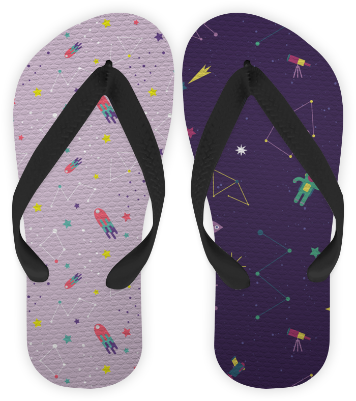 Chinelo Coleção Galáxia De Sônia Rondonna - Chinela De Desenho Para Menino (800x800), Png Download
