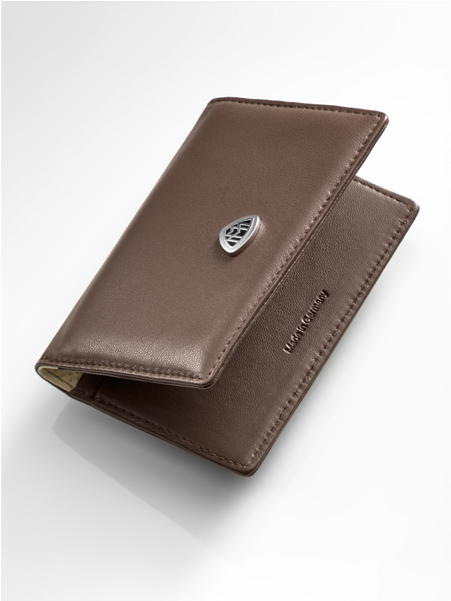 Port Card Mercedes-maybach - Maybach Mercedes Business Card Wallet Leather Nut Brown (800x600), Png Download