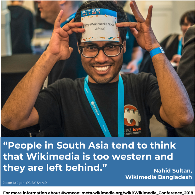Wikimedia Conference 2018 Sharepic Nahid Sultan (688x686), Png Download