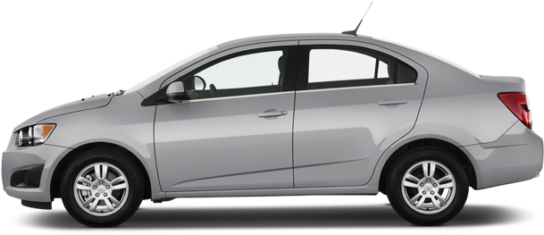 Chevrolet Sonic Ls - 2012 Chevy Cruze Side View (640x480), Png Download