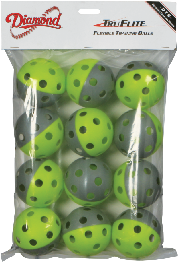 Diamond Truflite 9" Training Wiffle Baseballs - Training (1024x1024), Png Download
