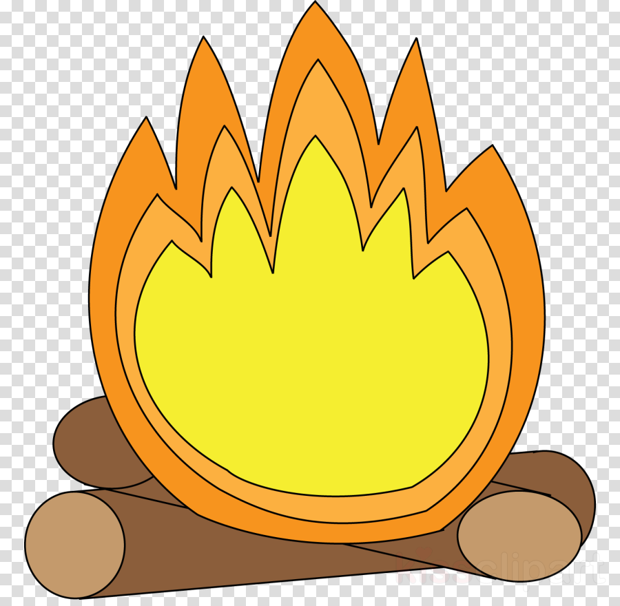 S Mores Clipart Smore Campfire Bonfire Camping Leaf - Cartoon Campfire Transparent (900x880), Png Download