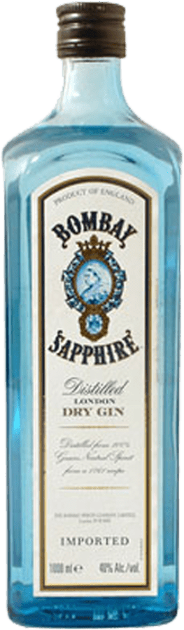 Bombay Sapphire Gin - Bombay Sapphire Gin (1000ml) (600x900), Png Download