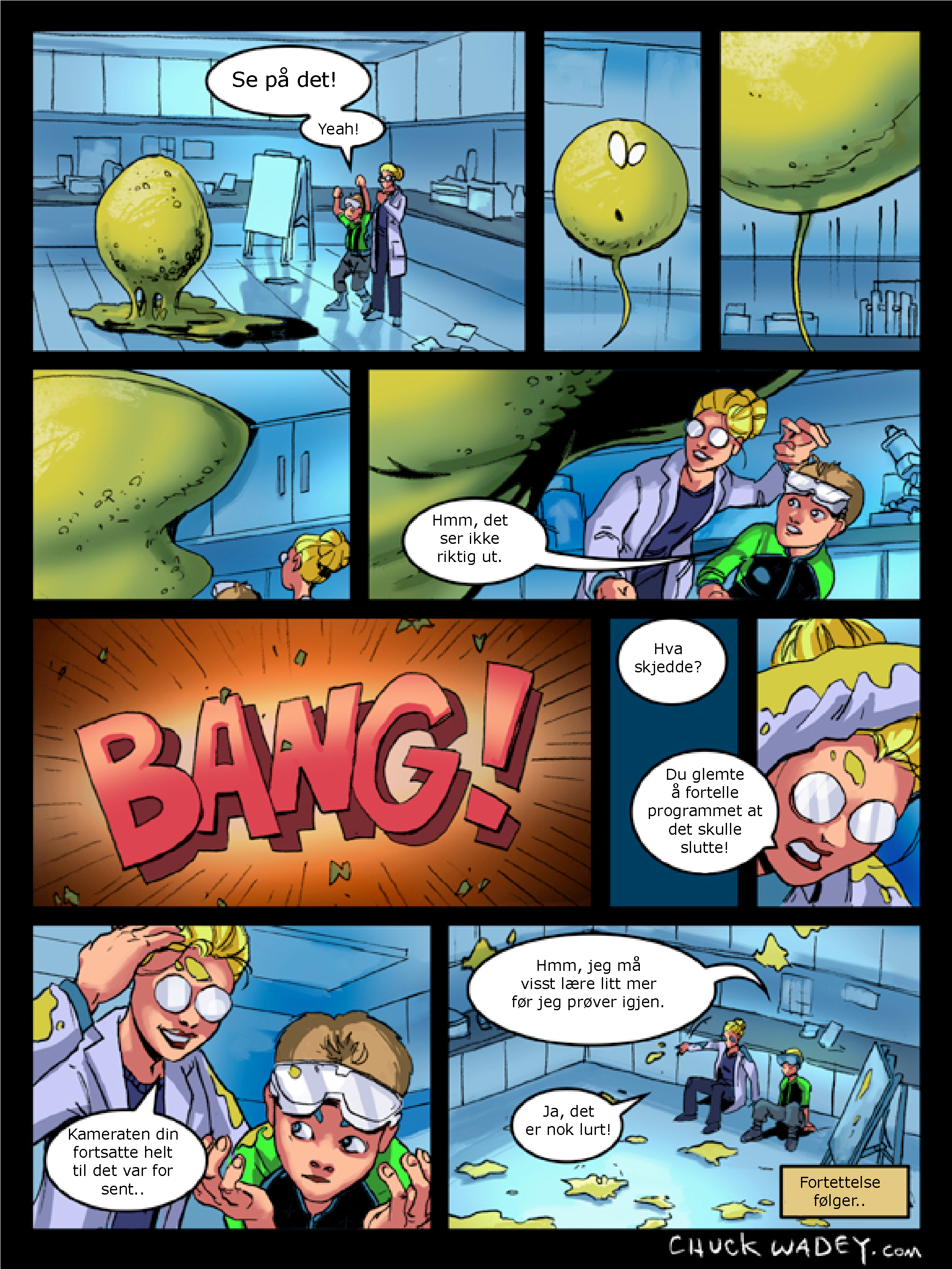 "adventures In Synthetic Biology" Is A Comic Written - Comic (2550x3300), Png Download