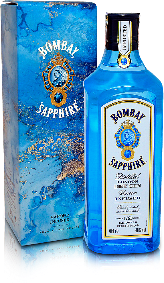 Bombay Sapphire (629x1065), Png Download