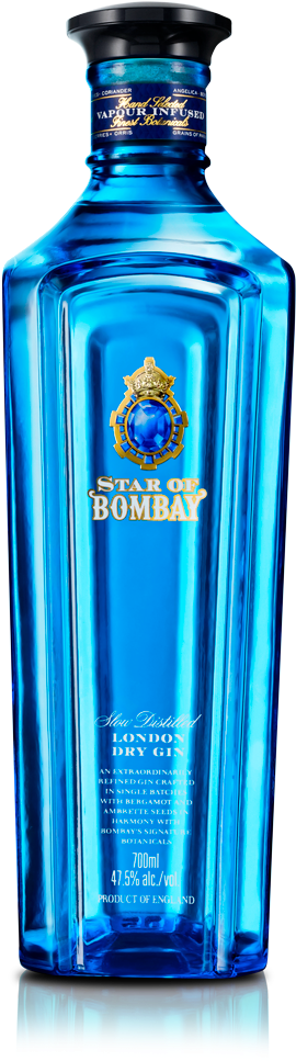 Star Of Bombay Nie Je Len Vylepšená Originálna Verzia - Star Of Bombay Gin (629x1065), Png Download