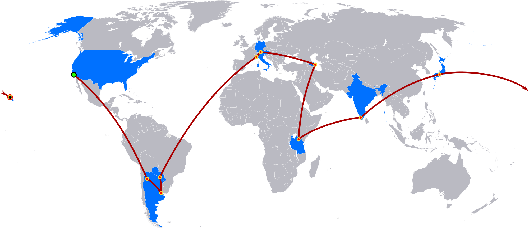 Open - Mongolia Passport Visa Free Countries (2000x909), Png Download