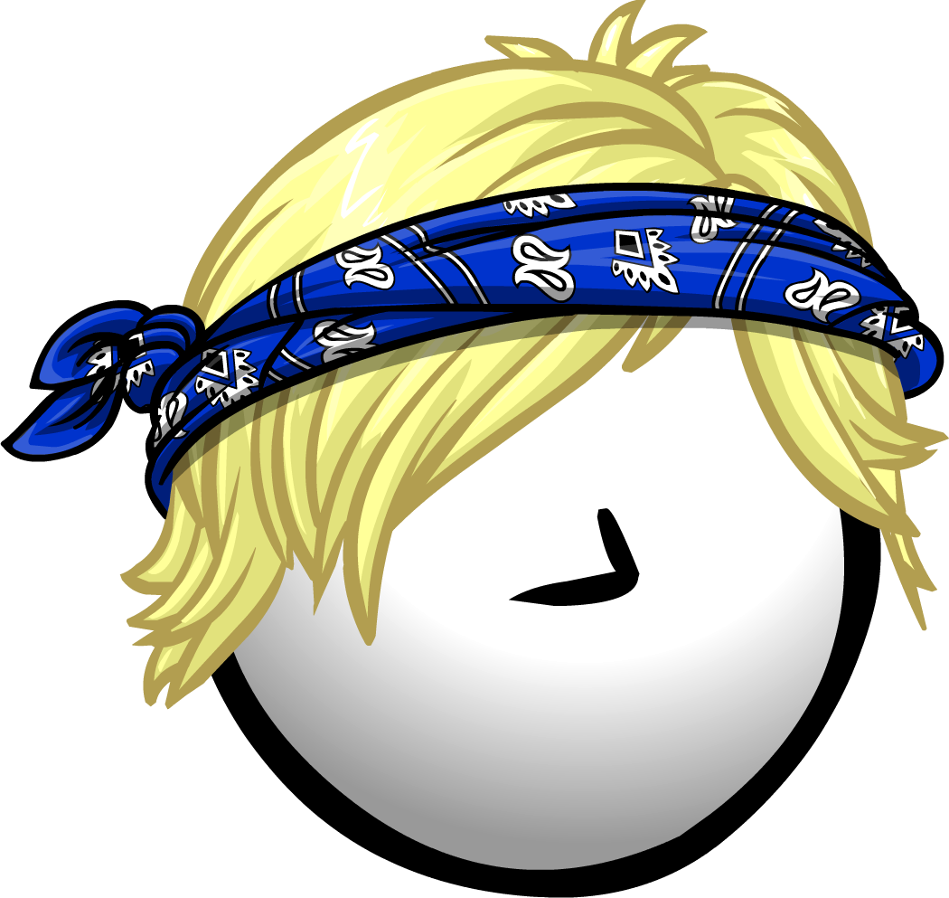 G Billy Bandana Icon - Bandana Rock Club Penguin (1050x993), Png Download