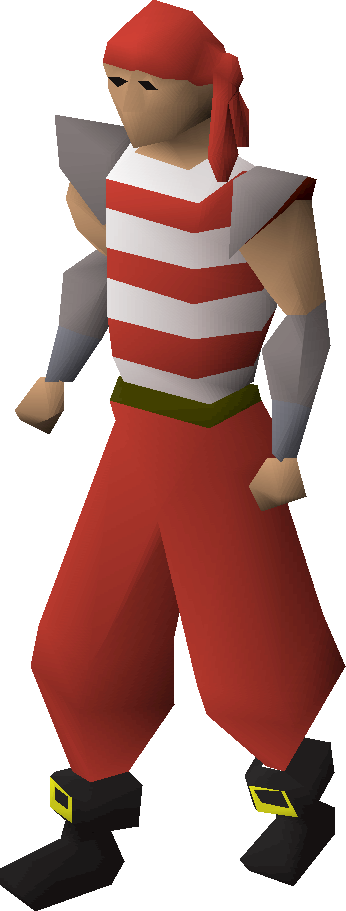 Bonuses - Runescape Pirate Bandana (346x911), Png Download