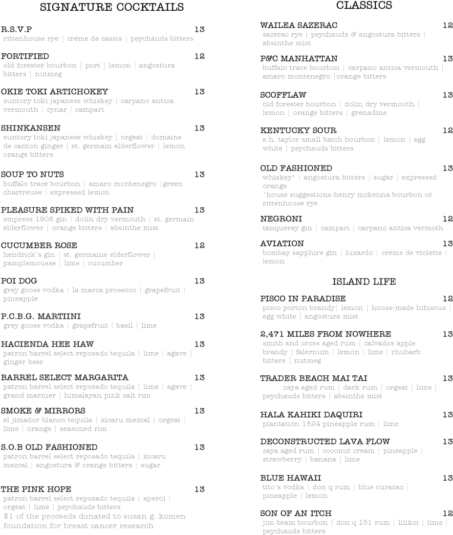 One Page Cocktails (1000x1117), Png Download