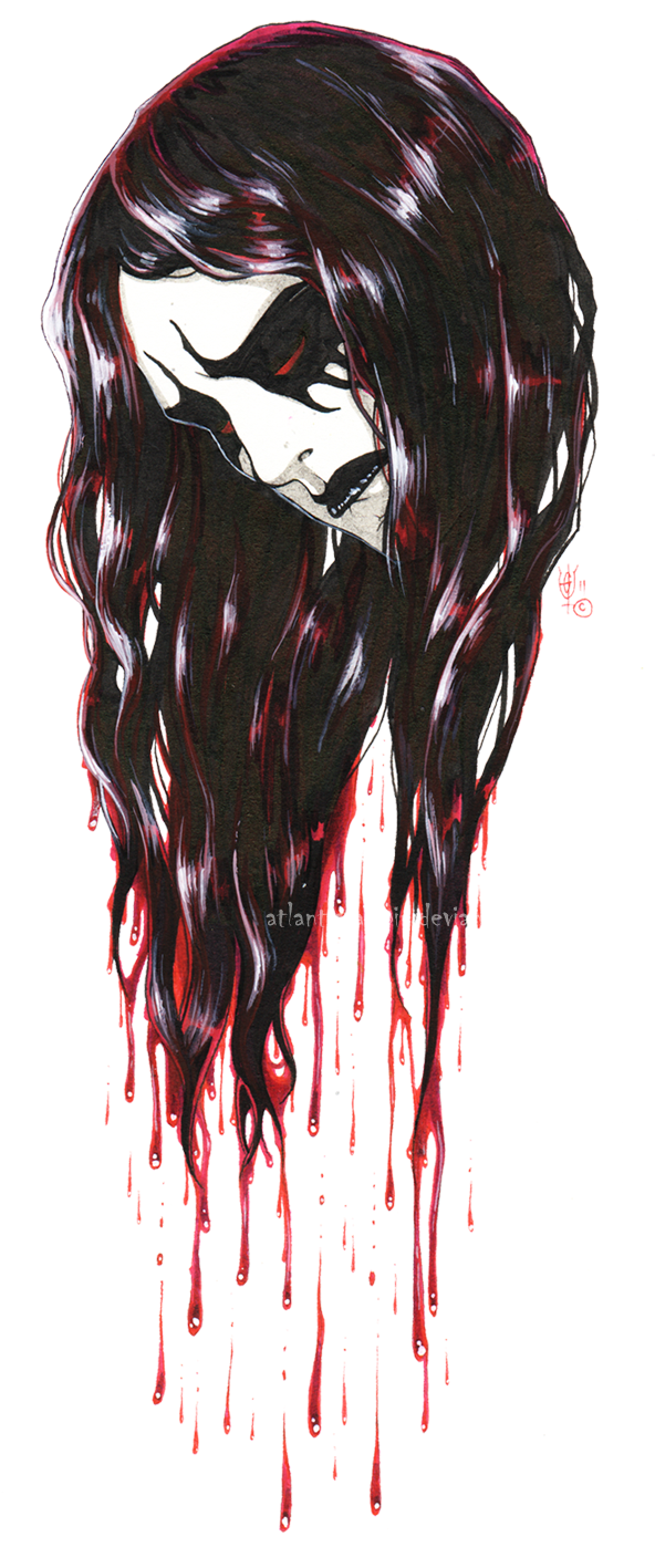 I Love This - Black Metal Hentai Drawing (616x1424), Png Download
