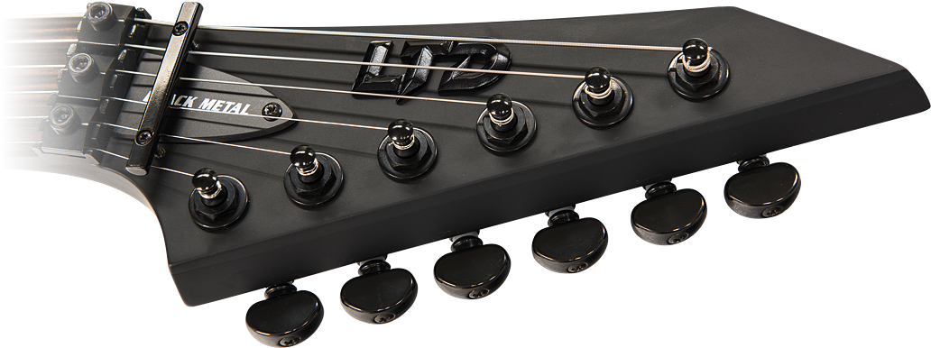 The Ltd Black Metal Series Are Guitars That Are Comparable - Esp Ltd (1200x409), Png Download