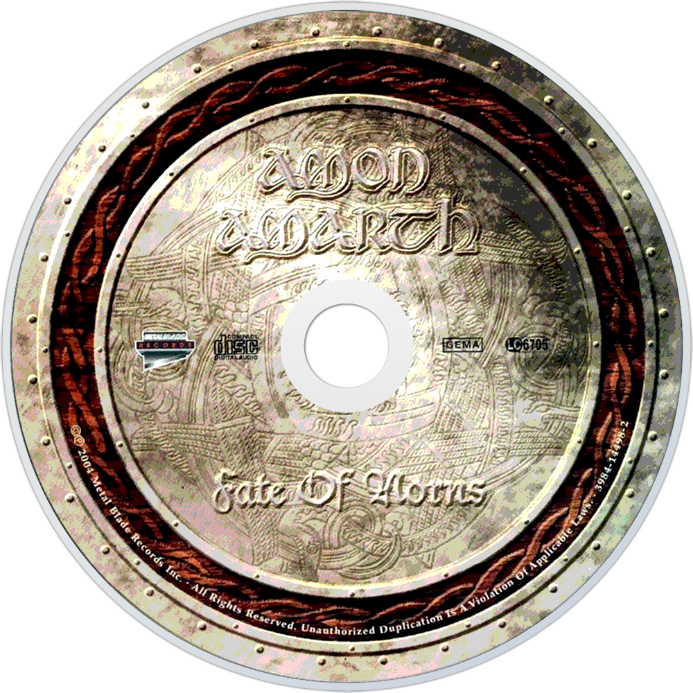 Download Amon Amarth Fate Of Norns Cd Disc Image Amon Amarth Fate Of Norns Png Image With No Background Pngkey Com