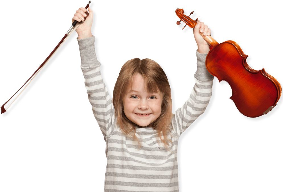 Which Student Violin - Child With Violin (1000x683), Png Download