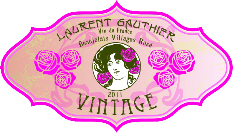 Beaujolais-villages Rosé Vintage - Label (800x763), Png Download
