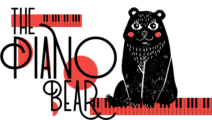 The Piano Bear - Melody (1140x500), Png Download