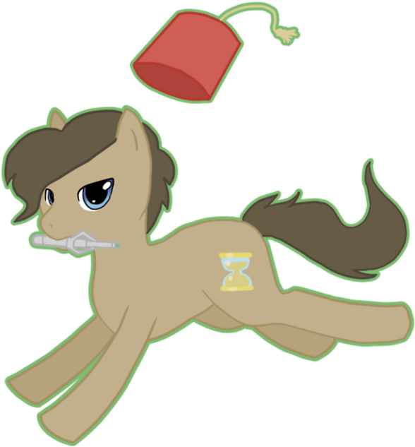 Doctor Whooves / Time Turner - Doctor Who (600x656), Png Download
