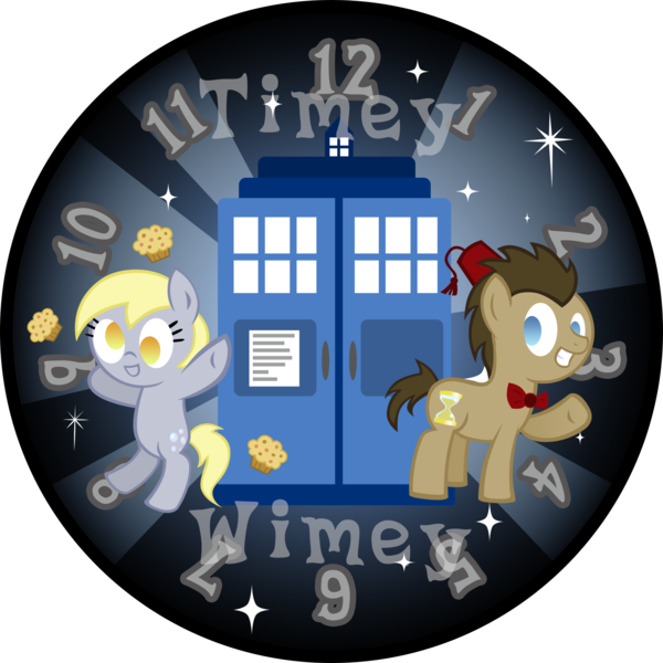 Doctor Whooves, Female, Fez, Hat, Mare, Muffin, Pegasus, - Art (600x600), Png Download