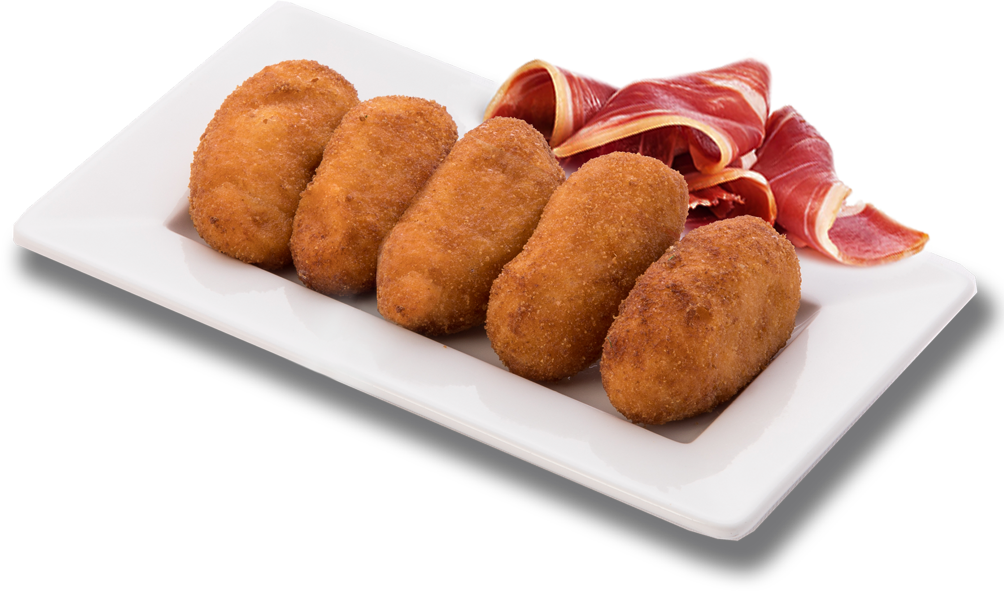Croquetas De Jamón Ibérico 5 Unidades - Cutlet (2000x2000), Png Download