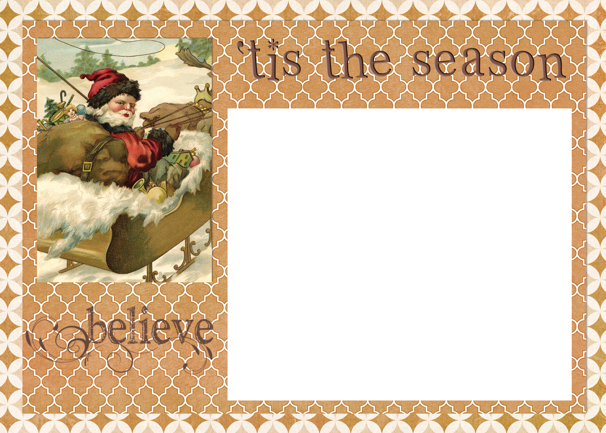 Dgd - Digital Goodie - - Christmas Card Png Templates (2100x1500), Png Download
