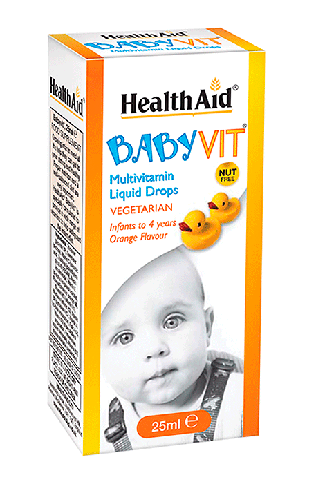 Healthaid Baby Vitamins - Health Aid Babyvit Drops (25ml) (700x700), Png Download