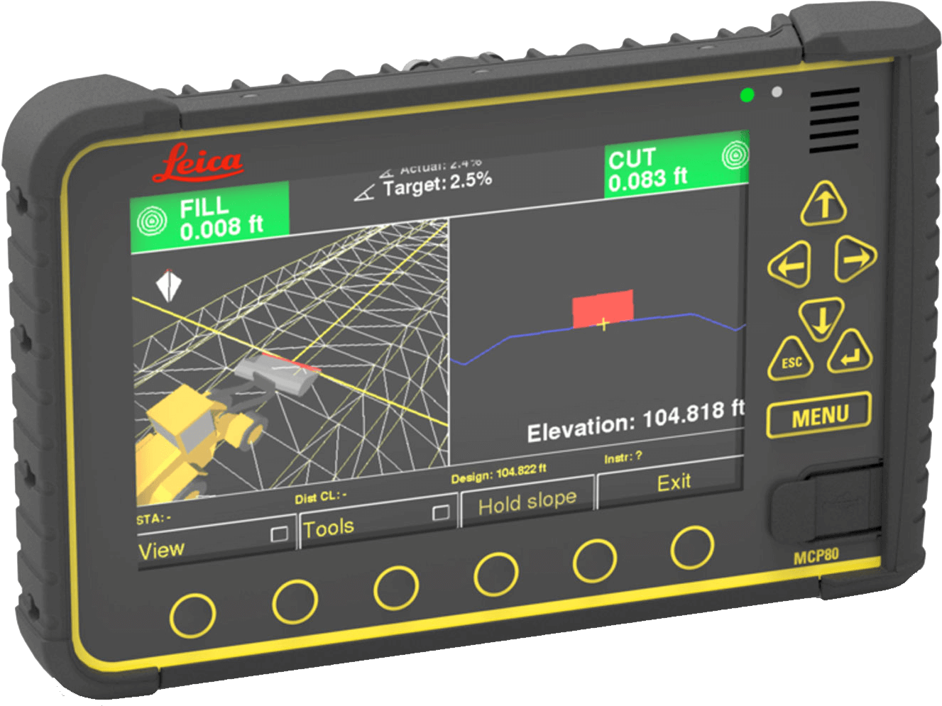 Of Leica Icon Grade Machine Control Now In Your Wheel - Case Construction Equipment (1920x1080), Png Download