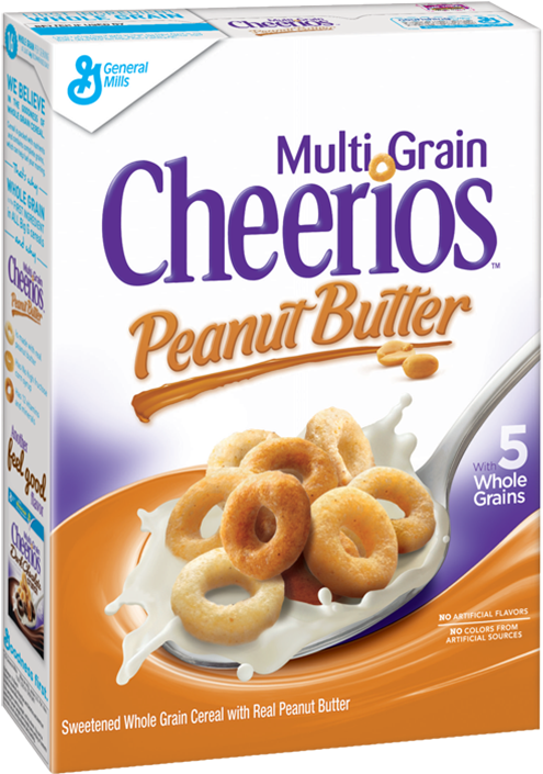 Image Result For Multigrain Peanut Butter Crunch Cheerios - Cheerios Multi-grain Cheerios - 9 Oz (592x704), Png Download