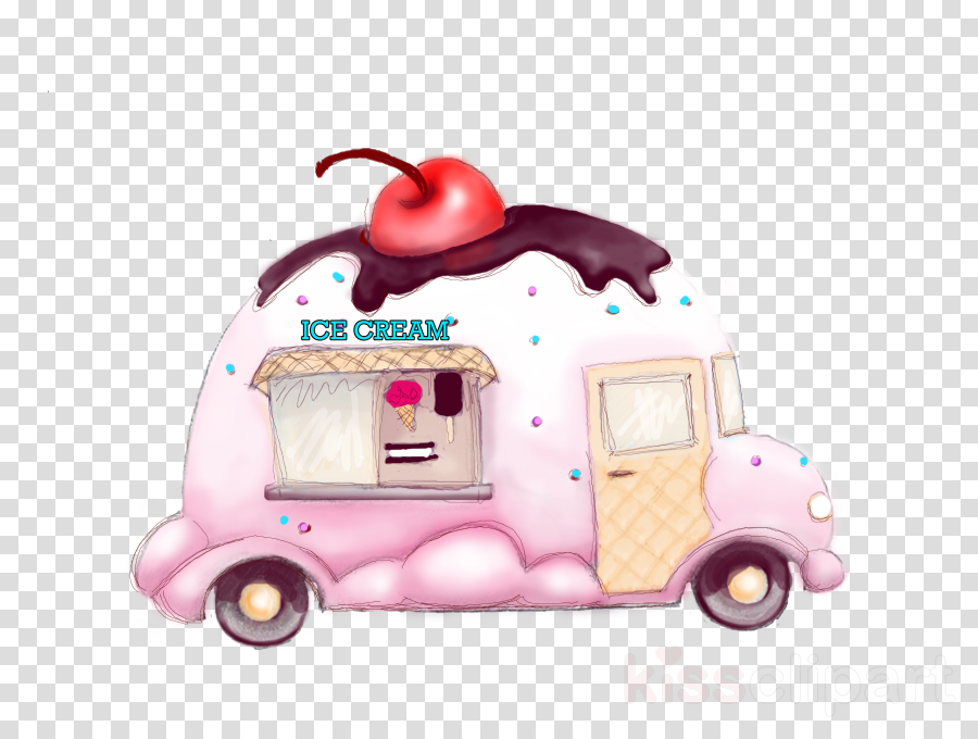 Ice Cream Truck Clipart Ice Cream Cones Van - Logo Dream League Soccer 2018 (900x680), Png Download