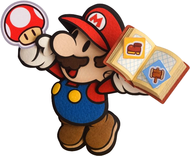Paper Mario Sticker Star Source - Paper Mario Sticker Star Mario (640x535), Png Download