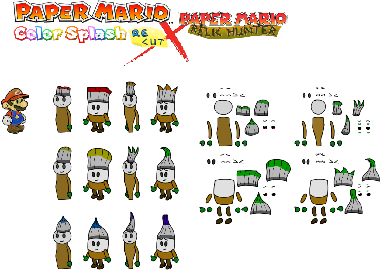 Prelude To The Recolored Paper Tale (1280x1000), Png Download